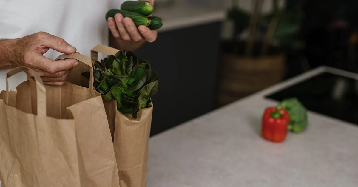 Organized mom shopping with a budget-friendly grocery list