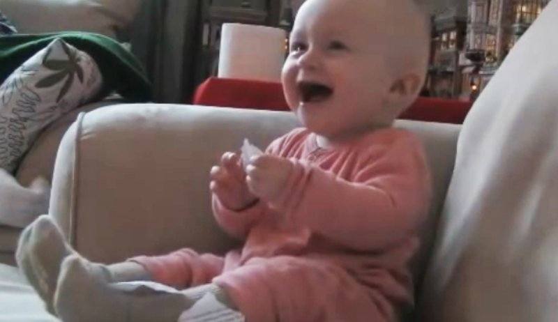 This Baby Laughing Hysterically Will Cure Any Bad Mood